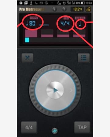 Метроном-приложение
