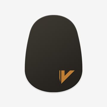 Толщина ≈ 0,8 мм. Обычно черного цвета